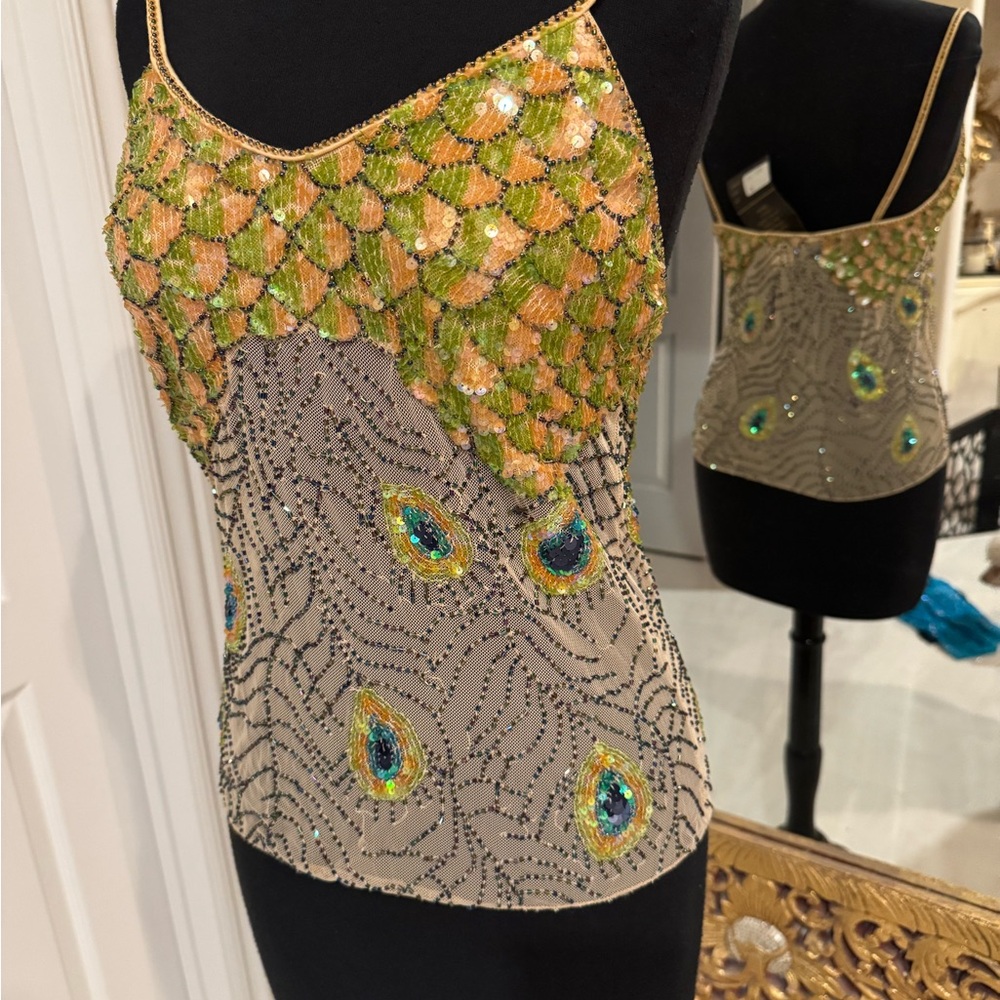 Embellished‎ Sequin and Bead Women's Top